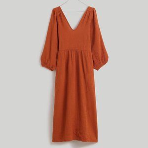 Lightspun V-Neck Midi Dress